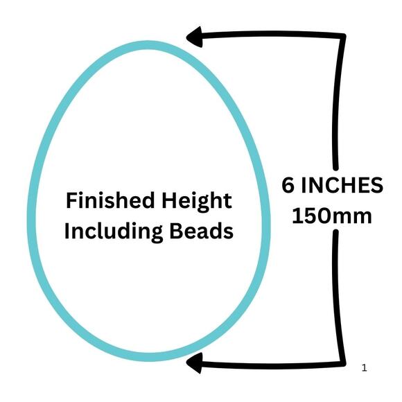 Pinfair UK Royal Splendour Kingfisher Easter Egg Sequin Bead Ornament Kit PA140K - Picture 3 of 6